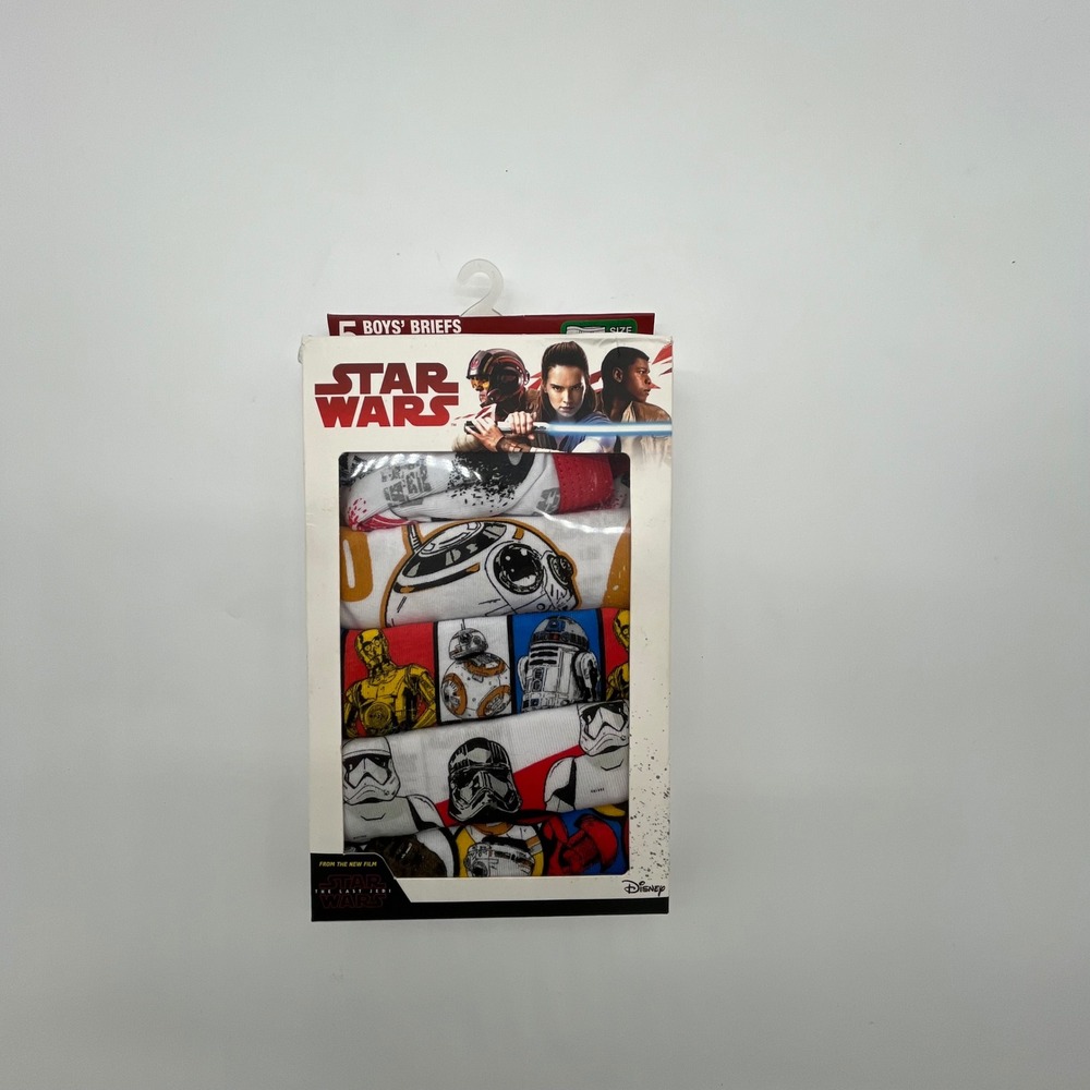 Handcraft Star Wars The Last Jedi Boys 5 Pack Briefs Underwear Multicolor Size 4